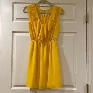 Yellow lightweight dress